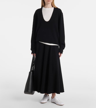 N°424 Jacob cashmere-blend sweater in black - Extreme Cashmere