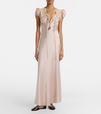 chinese dress ladies Lace Top | The Madonna | Pink Rose | Stunning and Sophisticated Look Pink Rose / Xs by Chloe Colette main image 0