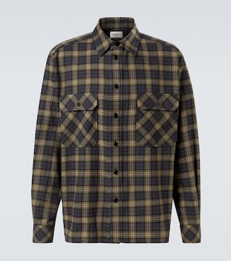 Checked wool overshirt | Saint Laurent