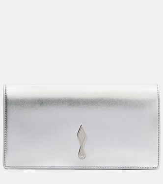 Bettina metallic leather clutch | Christian Louboutin