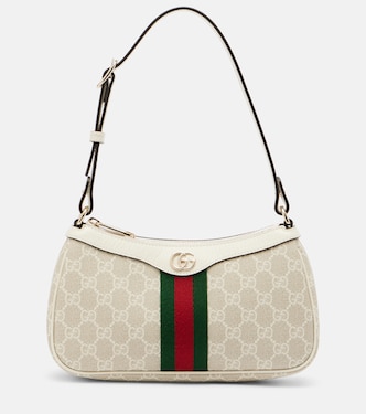 Borsa a spalla Ophidia GG Small con pelle | Gucci