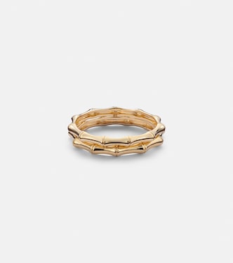Ring Bamboo aus 14kt Gelbgold (585/1000) | Stone and Strand