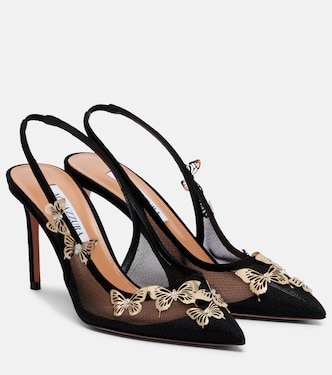 Escarpins slingback Papillon à ornements | Aquazzura