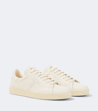 Warwick perforated leather sneakers | Tom Ford