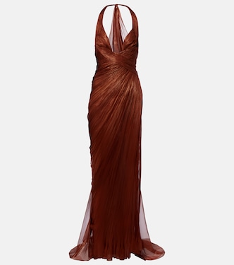 Robe Milagros aus Seidenmusselin | Maria Lucia Hohan