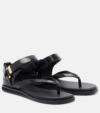Leather thong sandals | Sacai