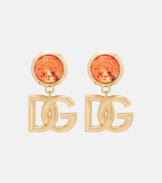 DG embellished clip-on earrings | Dolce&Gabbana