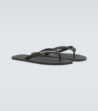 Tongs à logo | Christian Louboutin