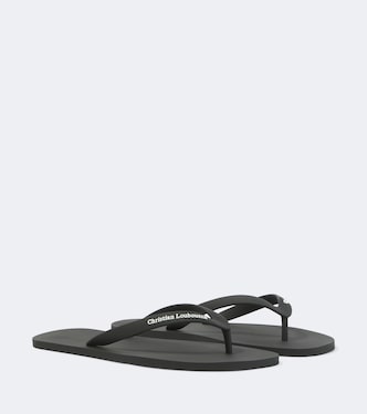 Tongs à logo | Christian Louboutin