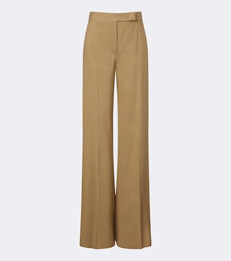 Hose aus Leinen und Seiden-Twill | Max Mara