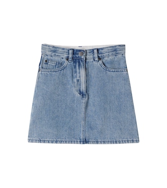 Patch-appliqué denim skirt | Stella McCartney Kids