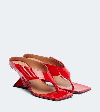 Cheope patent leather thong sandals | The Attico