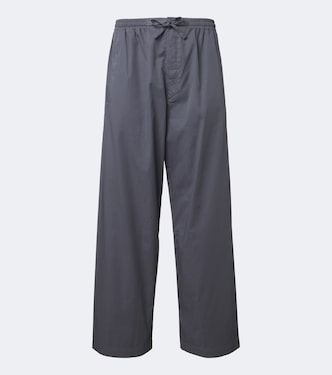 Cotton twill wide-leg pants | Lemaire