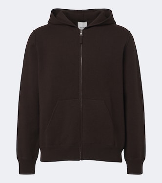 Sweat-shirt à capuche en laine et cachemire | Allude