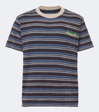 Knitted striped T-shirt | Maison Margiela