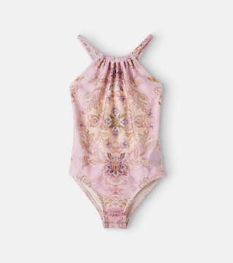 Echo printed swimsuit | Zimmermann Kids