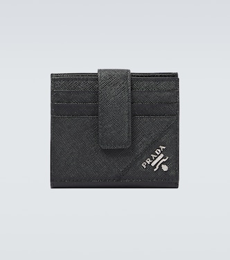 Cartera plegable de piel | Prada