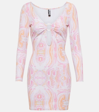 Duke printed cutout minidress | Reina Olga