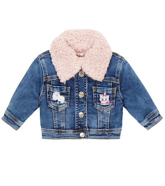Baby embroidered denim jacket | Monnalisa