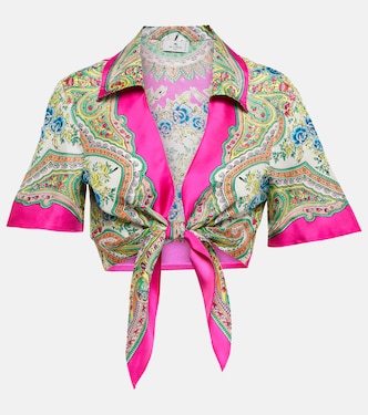 Paisley crop top | Etro