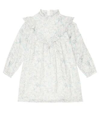 Floral-printed ruffled dress | Chloé Kids