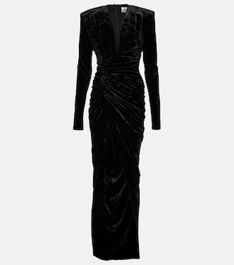Velvet gown | Alexandre Vauthier