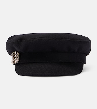 Embellished wool-blend hat | Roger Vivier