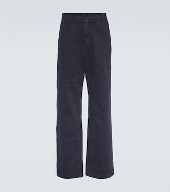 Mid-rise straight cotton pants | Dolce&Gabbana