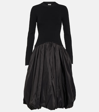 Kenlie taffeta-trimmed midi dress | Simkhai