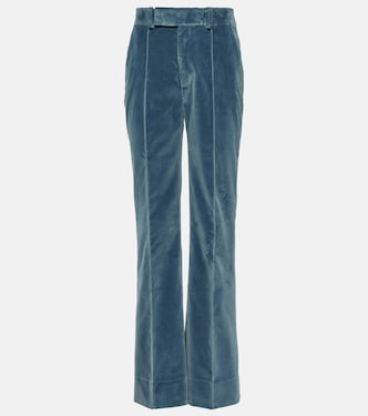 Hose The Slim Stacked aus Samt | Frame