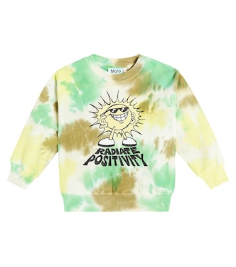 Memphis tie-dye cotton sweatshirt | Molo