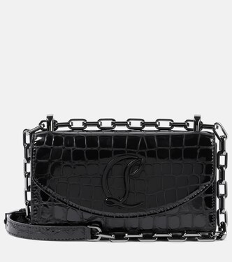 Loubi54 croc-effect leather shoulder bag | Christian Louboutin