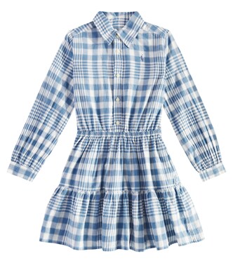 Robe chemise en coton à carreaux | Polo Ralph Lauren Kids