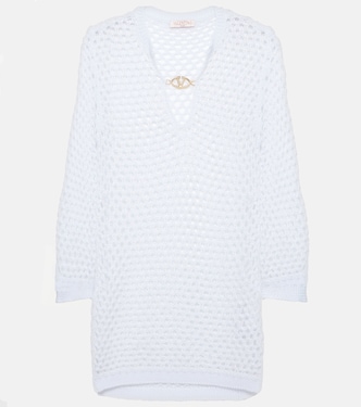 Fishnet beach dress | Valentino