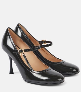 Carla 85 patent leather Mary Jane pumps | Gianvito Rossi