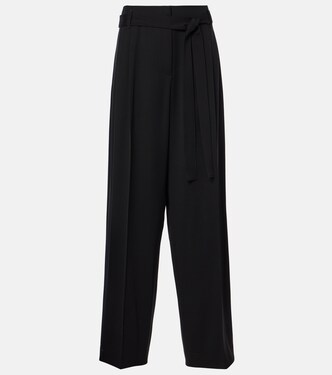 Lonan virgin wool wide-leg pants | The Row