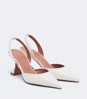 Holli leather slingback pumps | Amina Muaddi