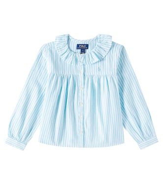 Striped linen and cotton shirt | Polo Ralph Lauren Kids