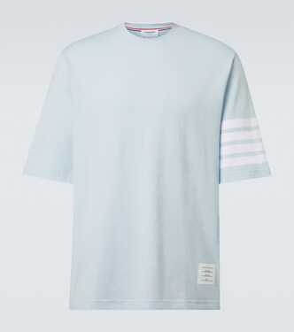 4-Bar cotton jersey T-shirt | Thom Browne