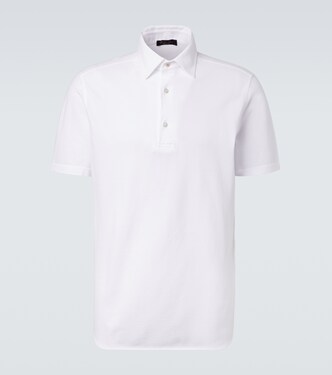 Polo Brenna de piqué de algodón | Loro Piana