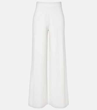 Lama crêpe wide-leg pants | Max Mara