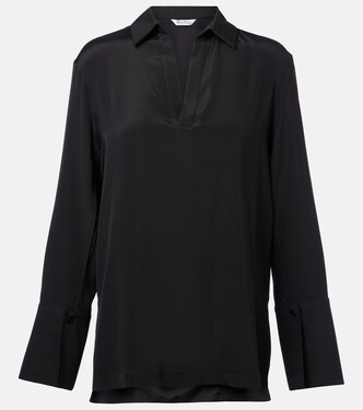 Dover silk-blend cady blouse | Max Mara