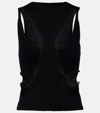 Alpaca-trimmed virgin wool top | Rick Owens