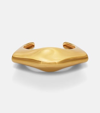 Brazalete Lotus bañada en oro de 18 ct | Khaite