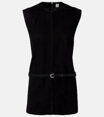 Belted suede minidress | Toteme