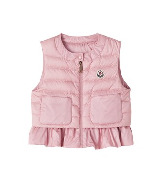 Latife ruffled down vest | Moncler Enfant