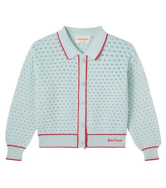Pointelle cotton cardigan | Bobo Choses