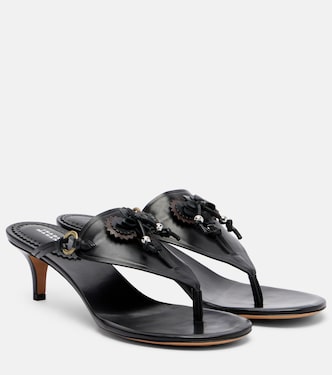 Ekyne embellished leather thong sandals | Isabel Marant
