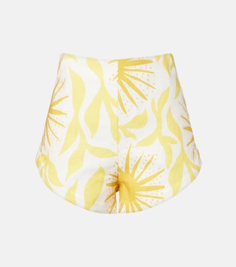 Shorts Bahamas de lino estampados | Cala de la Cruz