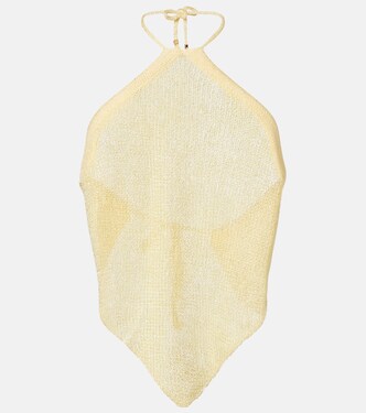 Liz sequined halterneck top | Bananhot